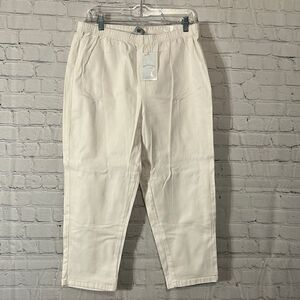 Anthology Jeggings Cropped White Size 16